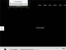 Tablet Screenshot of konovalova.com